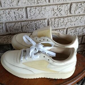 Cardi B Reebok Classic White and Cream Shoes